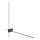Maytoni C070WL-L12GB3K - Aplique LED PARS LED/12W/230V CRI 90 negro