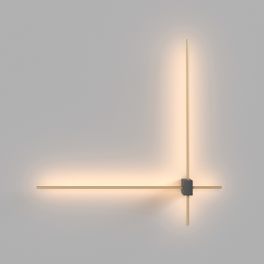 Maytoni C070WL-L12GB3K - Aplique LED PARS LED/12W/230V CRI 90 negro