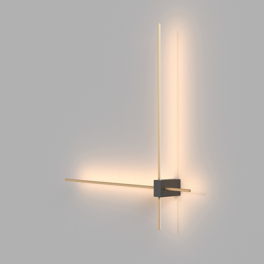 Maytoni C070WL-L12GB3K - Aplique LED PARS LED/12W/230V CRI 90 negro
