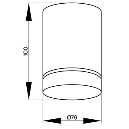 Maytoni C085CL-9W4K-W - Foco LED ORLO LED/9W/230V CRI 90 4000K blanco