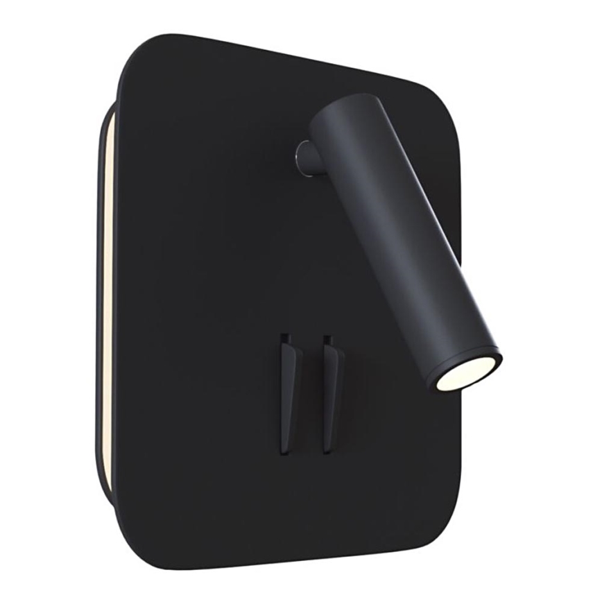 Maytoni C175-WL-01-6W-B - Foco LED de pared IOS LED/9W/230V negro