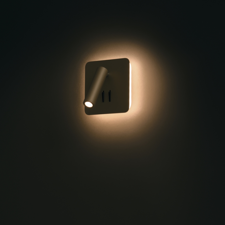 Maytoni C175-WL-01-6W-B - Foco LED de pared IOS LED/9W/230V negro