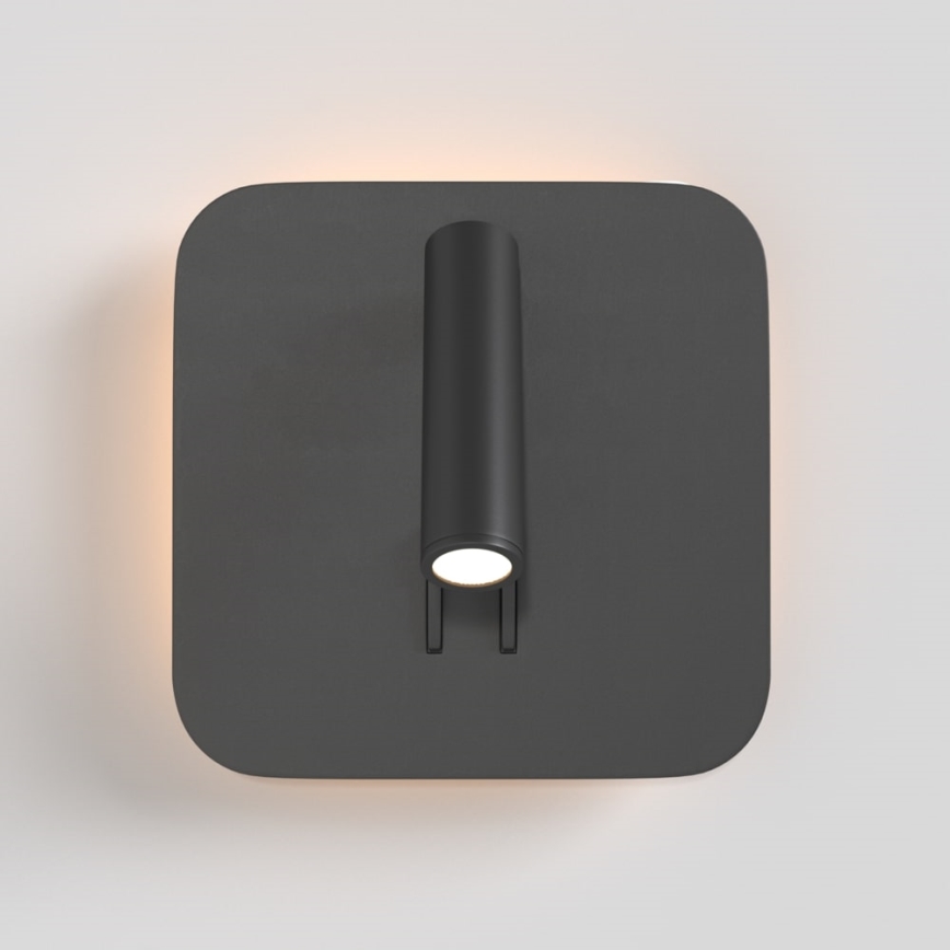 Maytoni C175-WL-01-6W-B - Foco LED de pared IOS LED/9W/230V negro