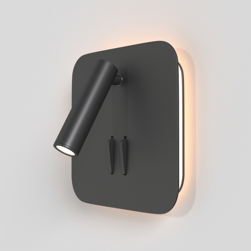 Maytoni C175-WL-01-6W-B - Foco LED de pared IOS LED/9W/230V negro