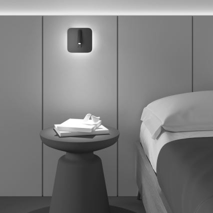 Maytoni C175-WL-01-6W-MG - Foco LED de pared IOS LED/9W/230V dorado