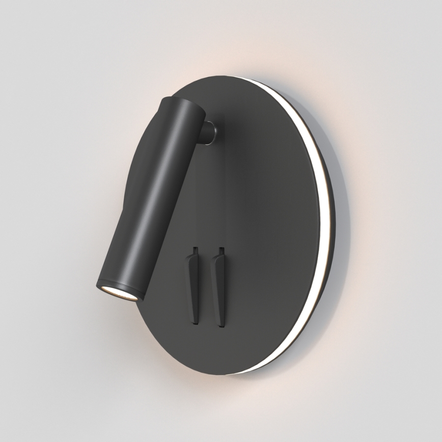Maytoni C176-WL-01-6W-B - Foco LED de pared IOS LED/9W/230V negro