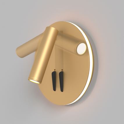Maytoni C176-WL-01-6W-MG - Foco LED de pared IOS LED/9W/230V dorado