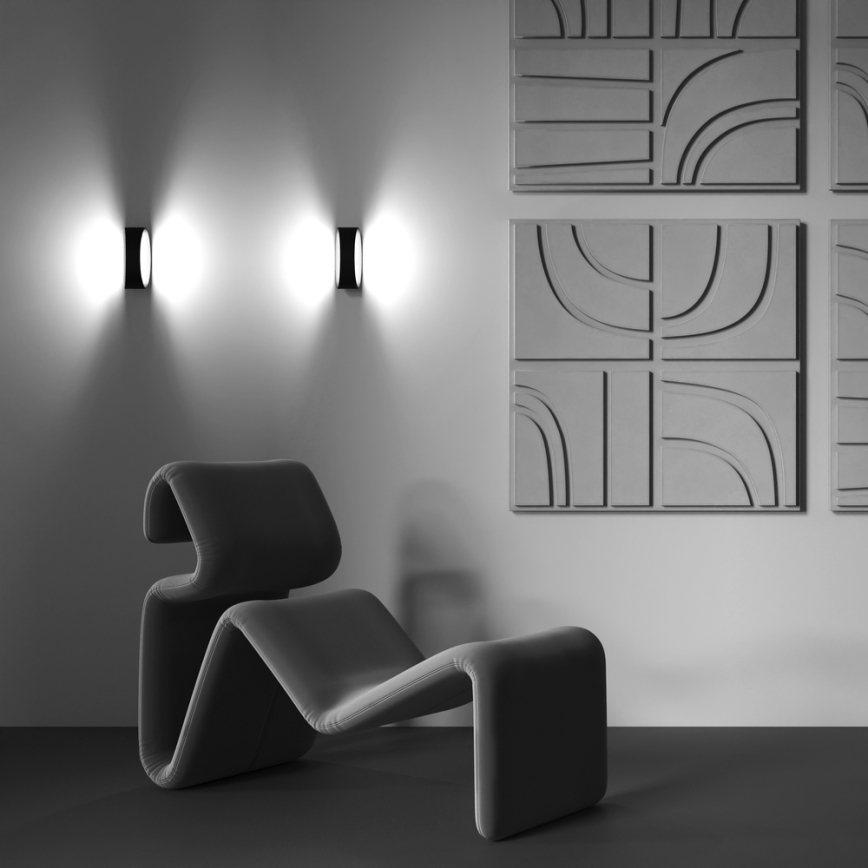 Maytoni C806WL-L5B - Aplique LED TRAME LED/6W/230V negro