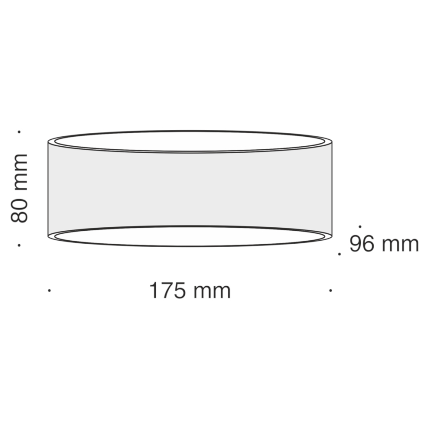 Maytoni C806WL-L5B - Aplique LED TRAME LED/6W/230V negro