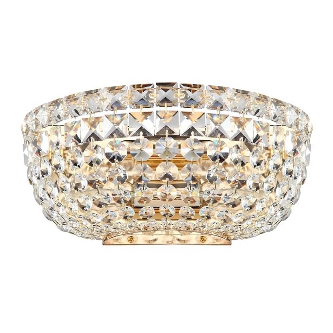 Maytoni DIA100-WL-02-G - Aplique BASFOR 2xE14/60W/230V dorado