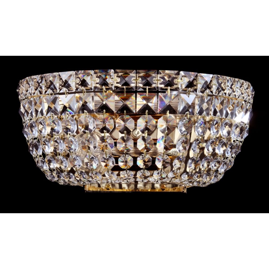Maytoni DIA100-WL-02-G - Aplique BASFOR 2xE14/60W/230V dorado