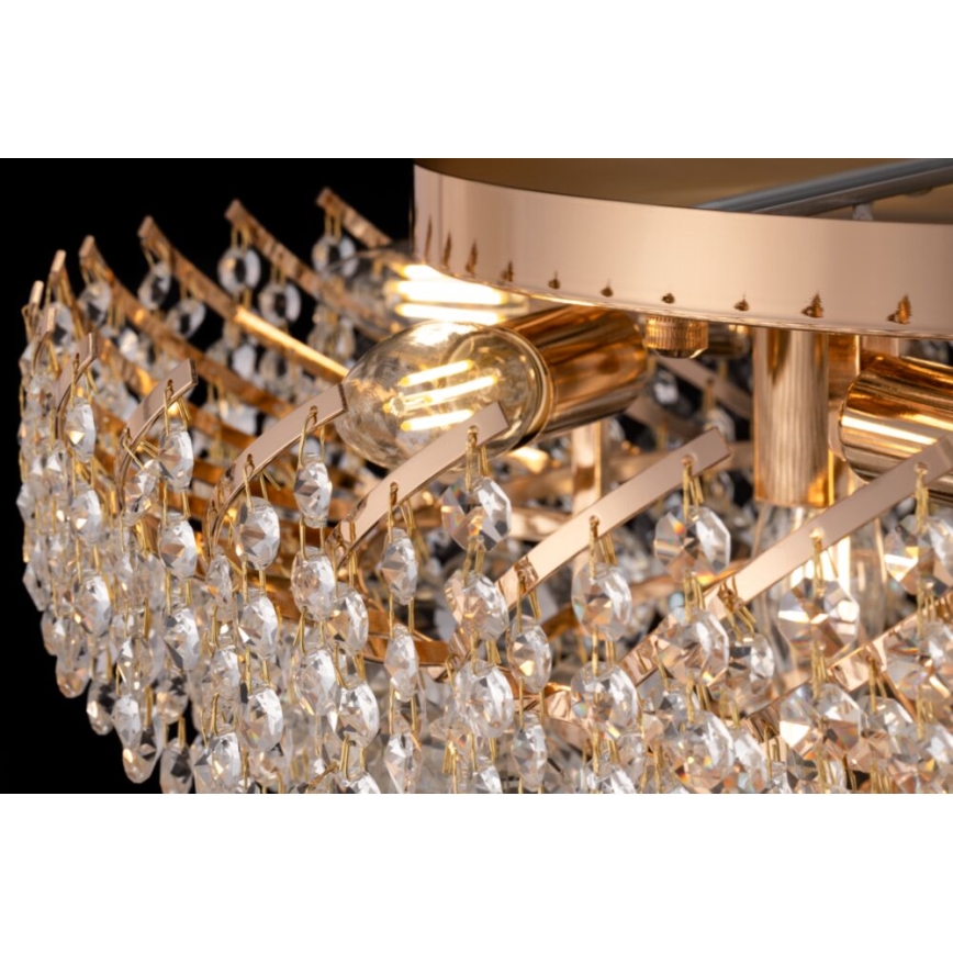 Maytoni DIA120-09-G - Plafón KAROLINA 9xE14/40W/230V
