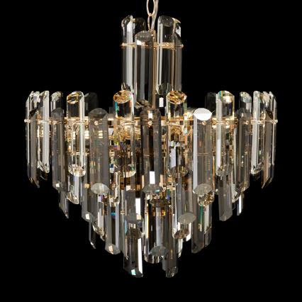 Maytoni DIA200PL-06G - Lámpara colgante con cadena FLARE 6xE14/40W/230V