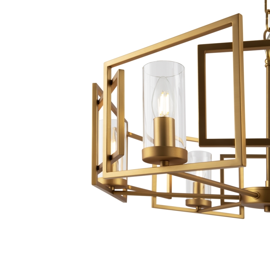 Maytoni H009PL-06G - Lámpara colgante con cadena BOWI 6xE14/40W/230V
