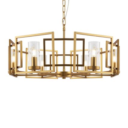 Maytoni H009PL-06G - Lámpara colgante con cadena BOWI 6xE14/40W/230V