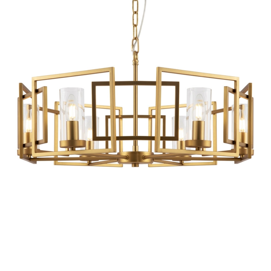 Maytoni H009PL-06G - Lámpara colgante con cadena BOWI 6xE14/40W/230V