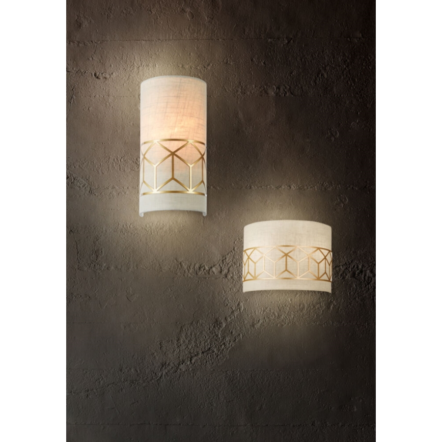 Maytoni H223-WL-01-G - Aplique MESSINA 1xE14/40W/230V