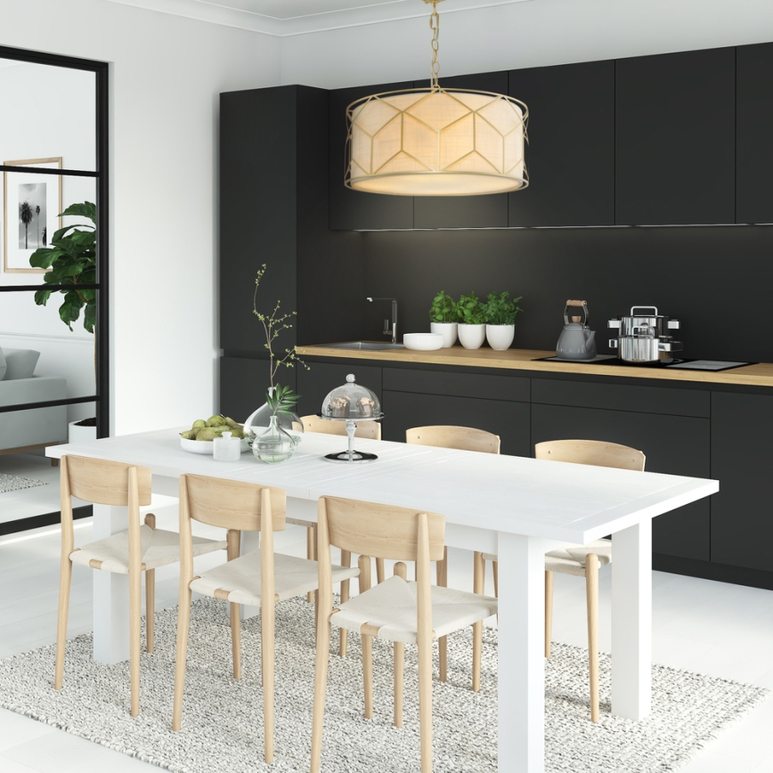 Maytoni H223PL-03G - Lámpara colgante con cadena MESSINA 4xE27/40W/230V