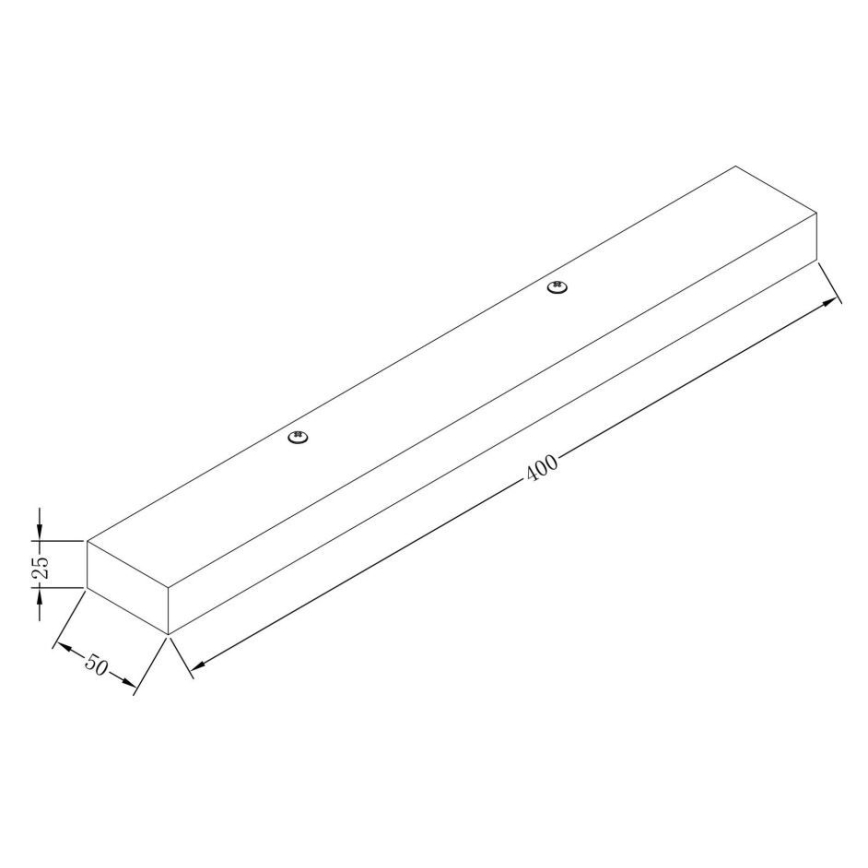 Maytoni MIR011WL-L9B4K - Aplique LED ORION LED/9W/230V negro
