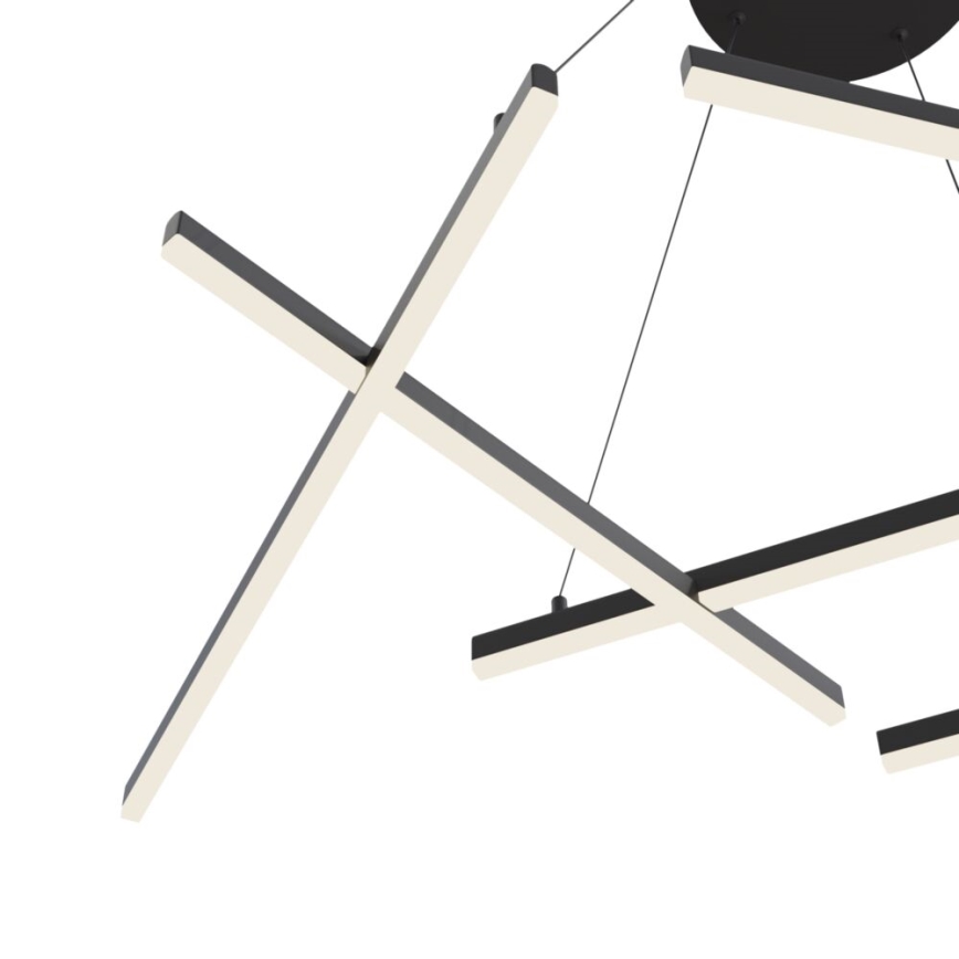 Maytoni MOD016PL-L75B - Lámpara LED colgante LINE LED/79W/230V negro