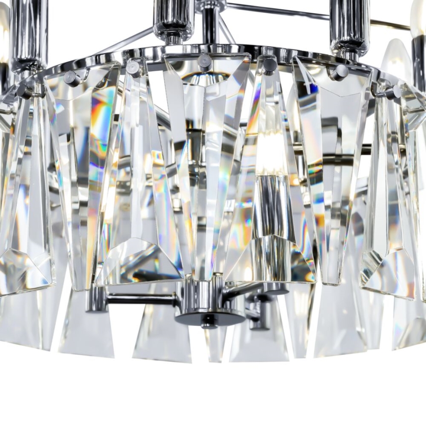 Maytoni MOD043PL-18CH - Lámpara colgante con cadena PUNTES 18xE14/40W/230V cromo brillante