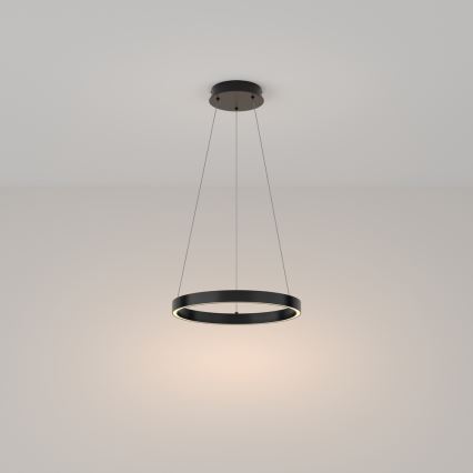 Maytoni MOD058PL-L22B3K - Lámpara LED colgante RIM LED/25W/230V 3000K diá. 40 cm negro