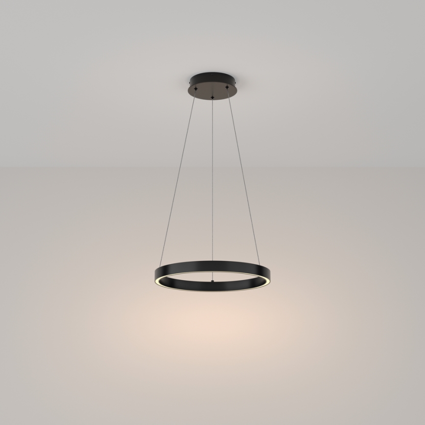 Maytoni MOD058PL-L22B3K - Lámpara LED colgante RIM LED/25W/230V 3000K diá. 40 cm negro