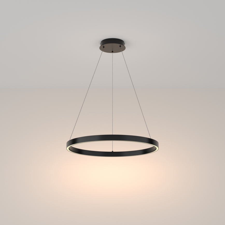 Maytoni MOD058PL-L32B3K - Lámpara LED colgante RIM LED/37W/230V 3000K diá. 60 cm negro