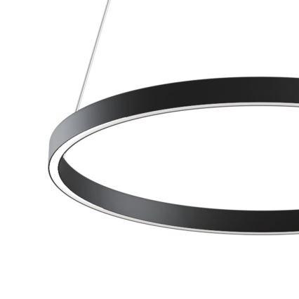 Maytoni MOD058PL-L32B3K - Lámpara LED colgante RIM LED/37W/230V 3000K diá. 60 cm negro