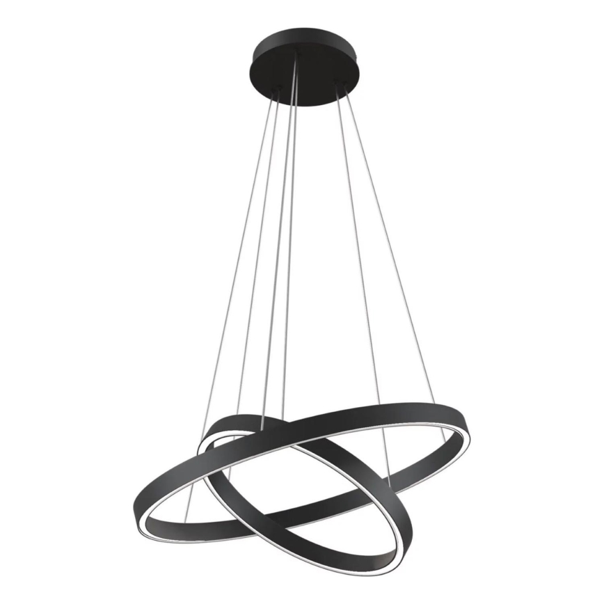 Maytoni MOD058PL-L55B3K - Lámpara LED colgante RIM LED/61W/230V 3000K diá. 60 cm negro