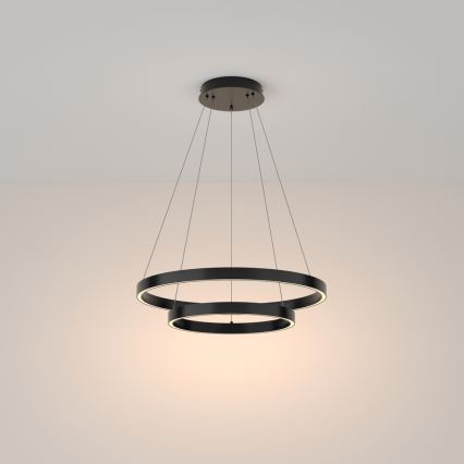Maytoni MOD058PL-L55B3K - Lámpara LED colgante RIM LED/61W/230V 3000K diá. 60 cm negro