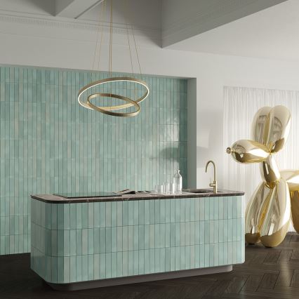 Maytoni MOD058PL-L55BS3K - Lámpara LED colgante RIM LED/61W/230V 3000K diá. 60 cm dorado