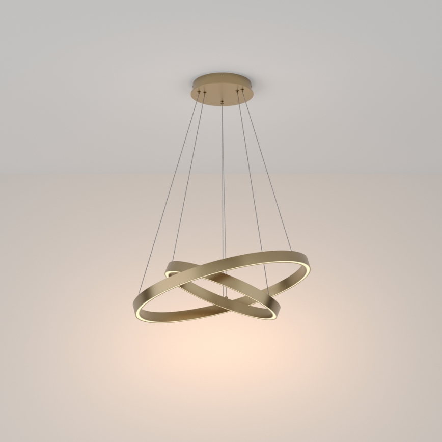 Maytoni MOD058PL-L55BS3K - Lámpara LED colgante RIM LED/61W/230V 3000K diá. 60 cm dorado