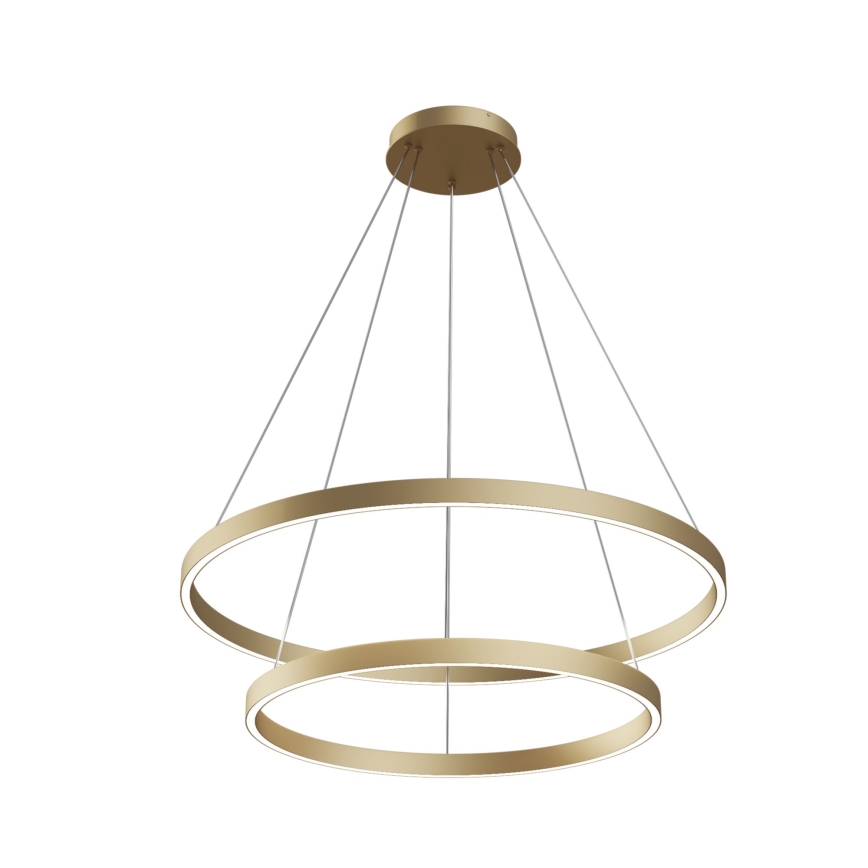Maytoni MOD058PL-L74BS3K - Lámpara LED colgante RIM LED/88W/230V 3000K diá. 80 cm dorado