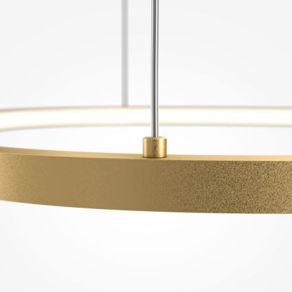 Maytoni MOD072PL-L28BS3K1 - Lámpara LED colgante GLINT LED/24W/230V dorado diá. 60 cm