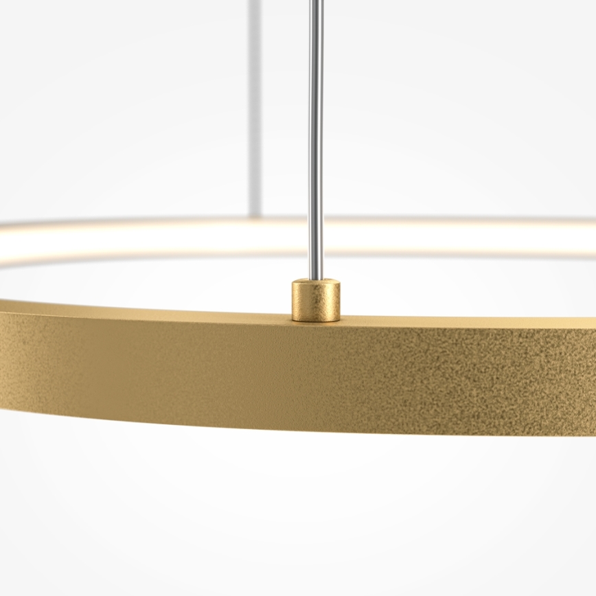 Maytoni MOD072PL-L28BS3K1 - Lámpara LED colgante GLINT LED/24W/230V dorado diá. 60 cm
