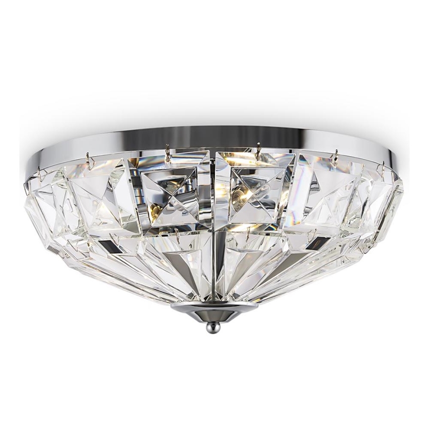 Maytoni MOD094CL-04CH - Plafón FACET 4xE14/60W/230V cromo brillante