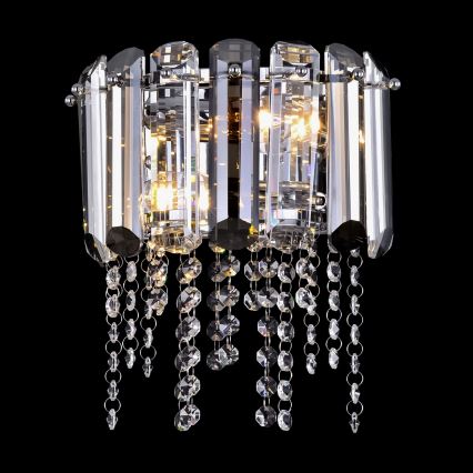 Maytoni MOD097WL-02CH - Aplique HAIL 2xE14/40W/230V cromo brillante