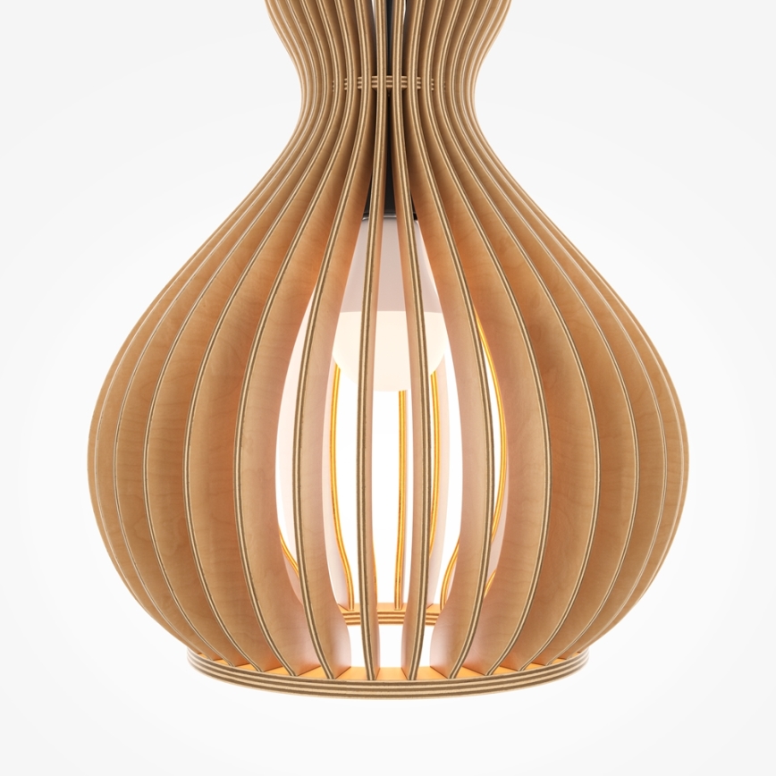 Maytoni MOD192PL-01W1 - Lámpara colgante ROOTS 1xE27/40W/230V diá. 30 cm beige