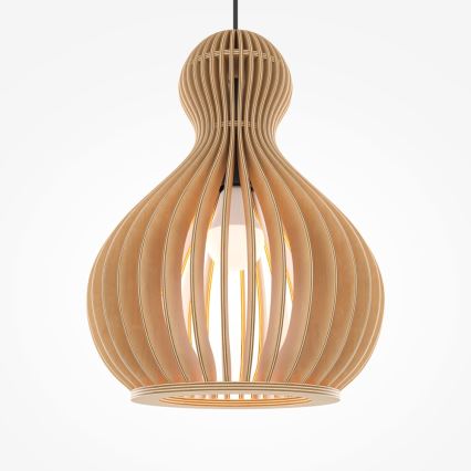 Maytoni MOD192PL-01W1 - Lámpara colgante ROOTS 1xE27/40W/230V diá. 30 cm beige
