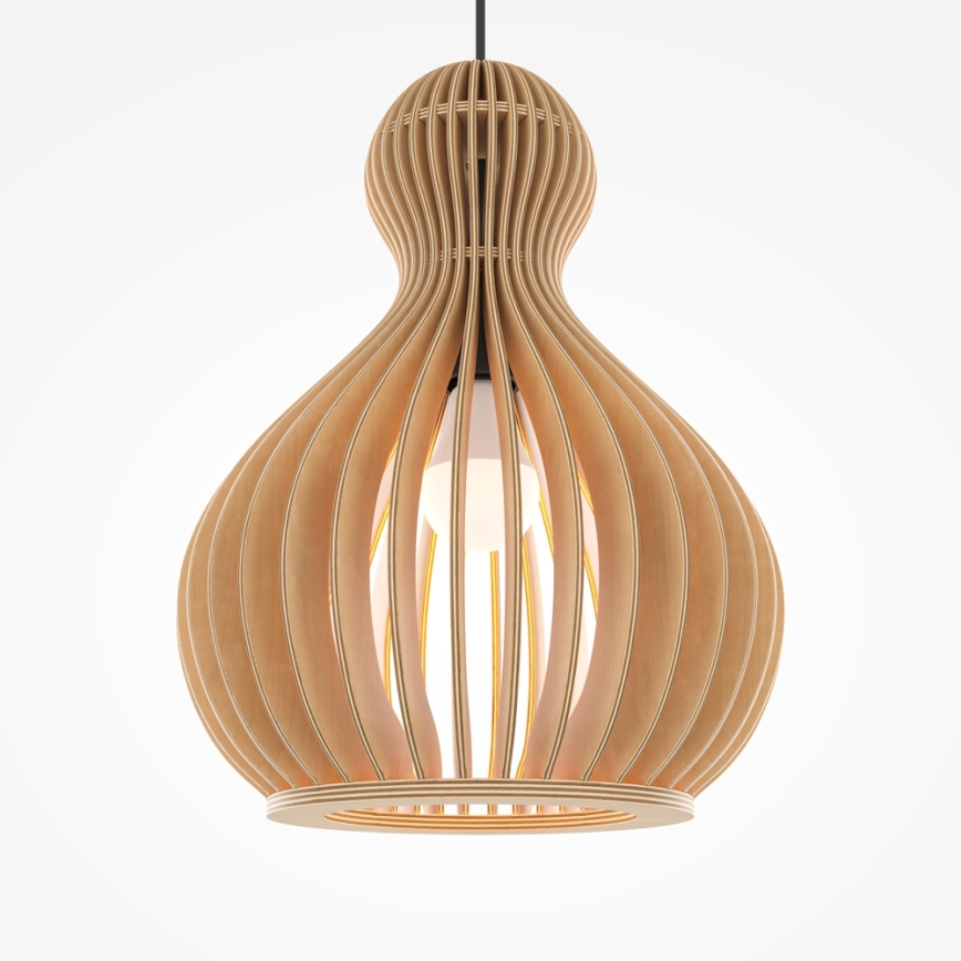 Maytoni MOD192PL-01W1 - Lámpara colgante ROOTS 1xE27/40W/230V diá. 30 cm beige