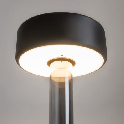 Maytoni MOD229TL-L3B3K3 - Lámpara de mesa portátil recargable LED regulable LED/3W/5V 2200-4000K 2000 mAh negro/gris