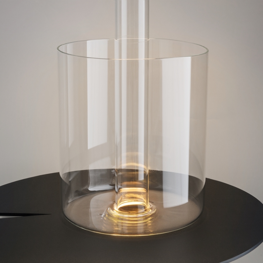 Maytoni MOD229TL-L3G3K1 - Lámpara de mesa portátil LED recargable y regulable LED/3W/5V 2200-4000K dorado/transparente