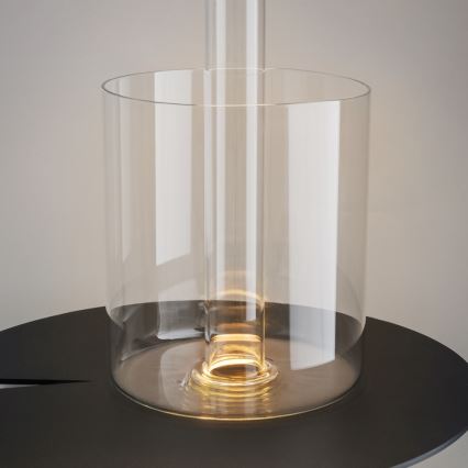 Maytoni MOD229TL-L3W3K1 - Lámpara de mesa portátil recargable LED regulable LED/3W/5V 2200-4000K 2000 mAh blanca/transparente