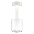 Maytoni MOD229TL-L3W3K1 - Lámpara de mesa portátil LED recargable y regulable LED/3W/5V 2200-4000K blanco/transparente
