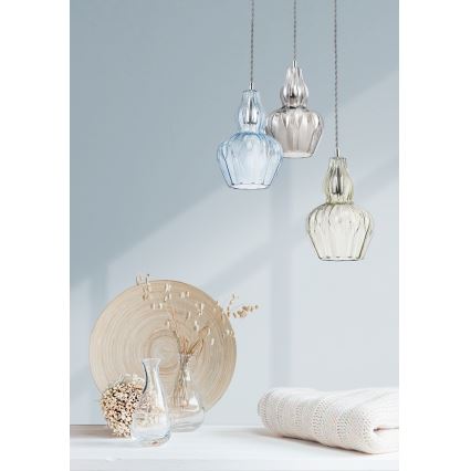 Maytoni MOD238-PL-01-TR - Lámpara colgante EUSTOMA 1xE14/40W/230V transparente