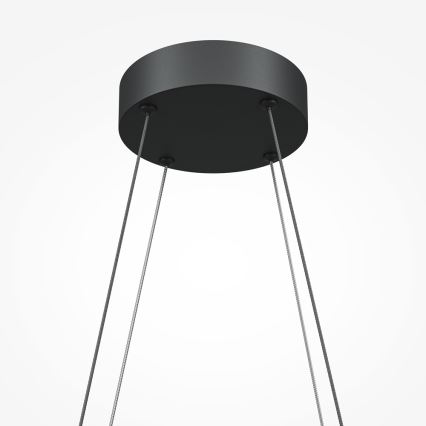 Maytoni MOD244PL-L50BK - Lámpara colgante con cable HALO LED/40W/230V negra