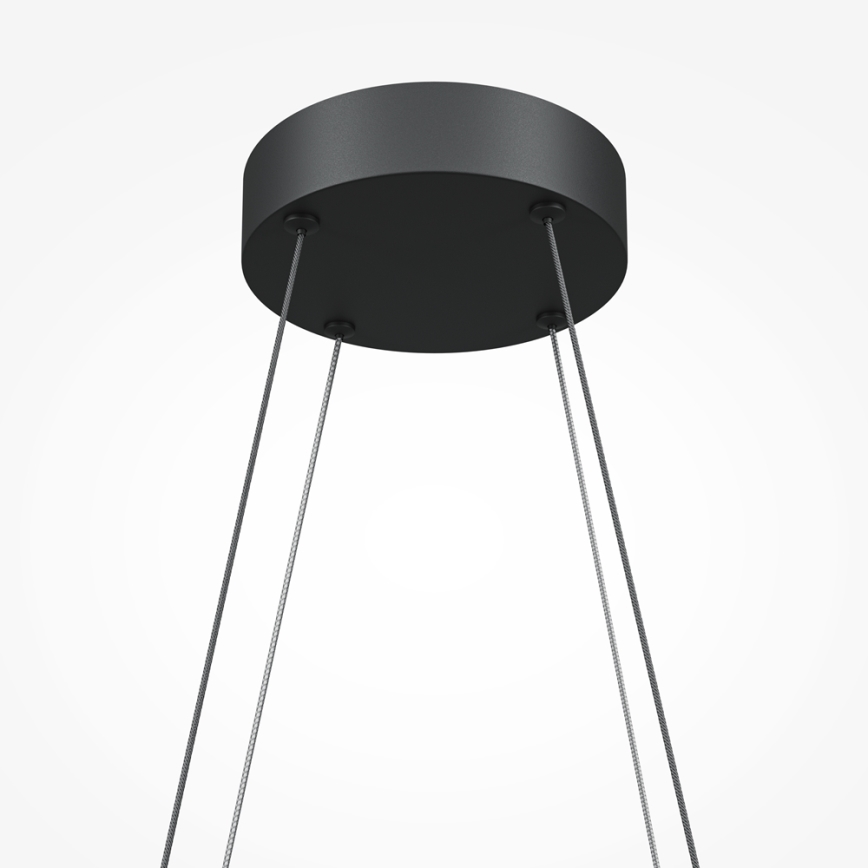 Maytoni MOD244PL-L50BK - Lámpara colgante con cable HALO LED/40W/230V negra