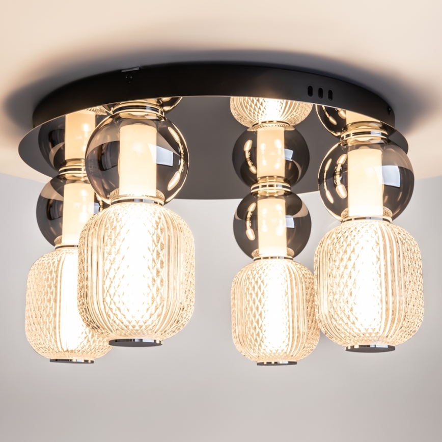 Maytoni MOD273CL-L60CH3K - Plafón LED DROP 4xLED/15W/230V diá. 43 cm cromo brillante
