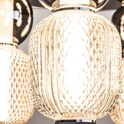 Maytoni MOD273CL-L60CH3K - Plafón LED DROP 4xLED/15W/230V diá. 43 cm cromo brillante
